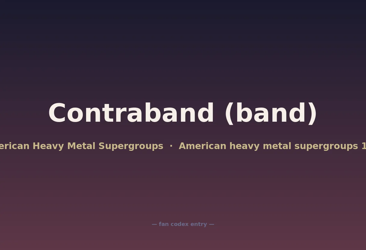 Contraband (band)